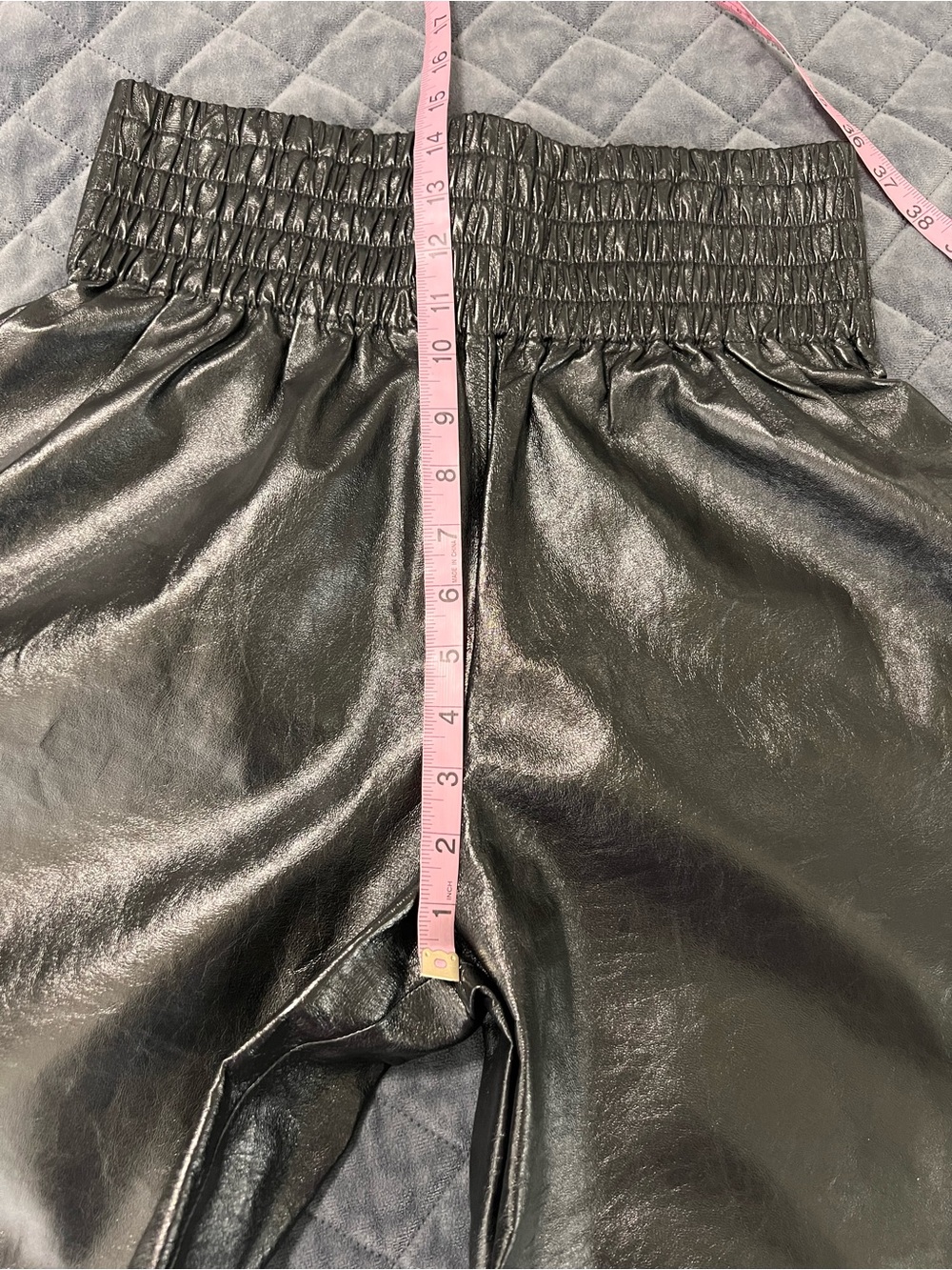 Bottega Veneta Leather Bermuda shorts Women’s Size 4 Small 40 High Waisted $2750 - Picture 11 of 16